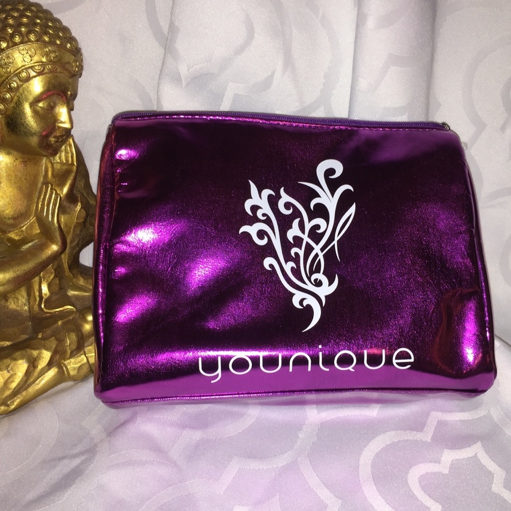 Younique metallic Purple Collection Bag